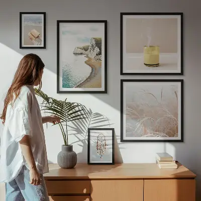 Framed photo set Relaxing book themes