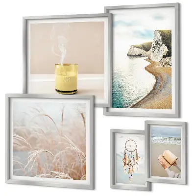 Framed photo set Relaxing book themes