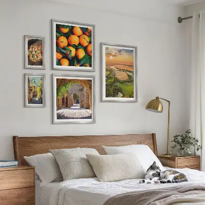 Gallery wall Natural landscapes with Italian flavors