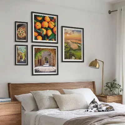 Gallery wall Natural landscapes with Italian flavors