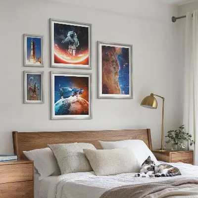 Gallery wall Space travel of the galaxy