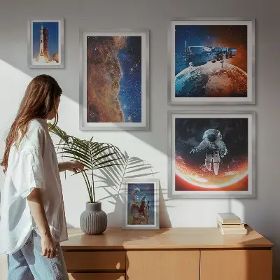 Gallery wall Space travel of the galaxy