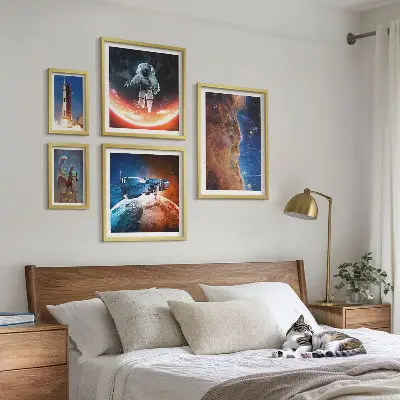 Gallery wall Space travel of the galaxy