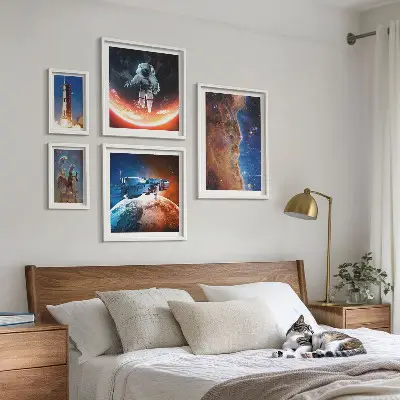 Gallery wall Space travel of the galaxy