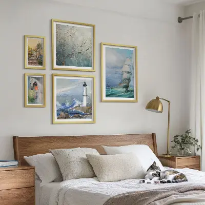 Sea adventures and landscapes wall art set of 5 pieces