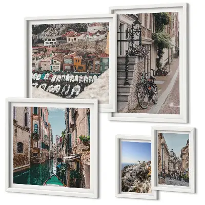 Gallery wall Charming European streets