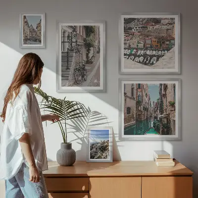 Gallery wall Charming European streets