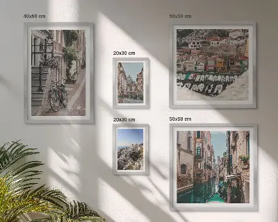 Gallery wall Charming European streets