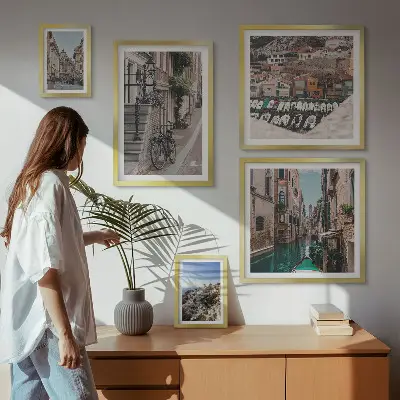 Gallery wall Charming European streets