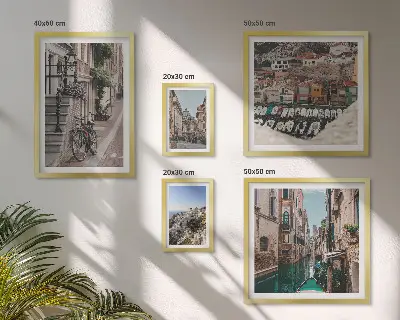 Gallery wall Charming European streets