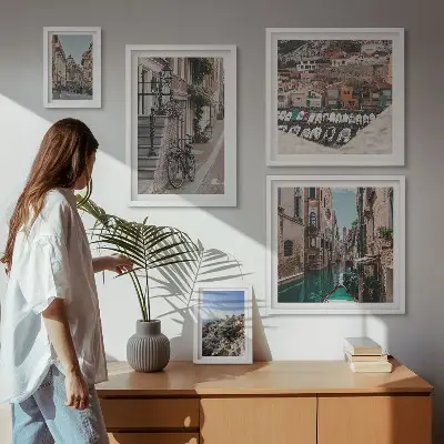 Gallery wall Charming European streets