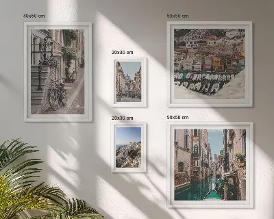 Gallery wall Charming European streets
