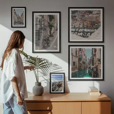 Gallery wall Charming European streets