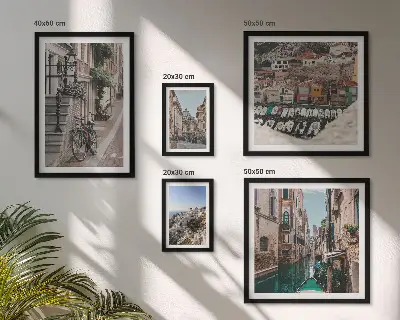 Gallery wall Charming European streets
