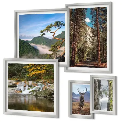 Gallery wall Mountain landscapes and wild nature