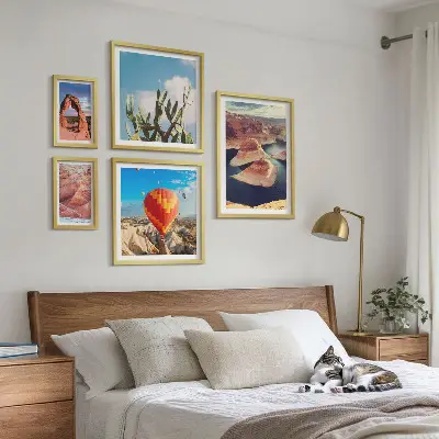 Mountain landscapes and waters wall art set of 5 pieces