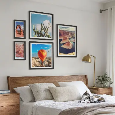 Mountain landscapes and waters wall art set of 5 pieces