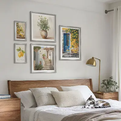 Gallery wall Citrus style inspirations