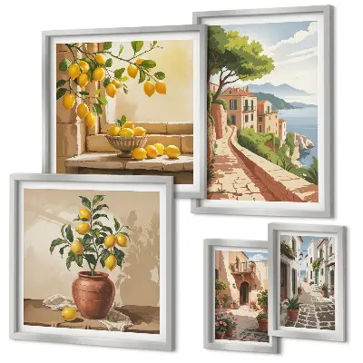 Gallery wall Charming Mediterranean views