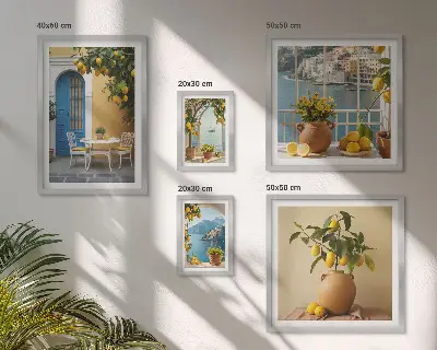 Gallery wall Lemon sun inspirations