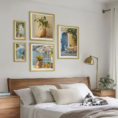 Gallery wall Lemon sun inspirations