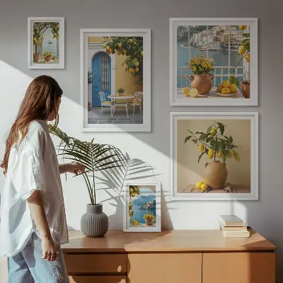 Gallery wall Lemon sun inspirations