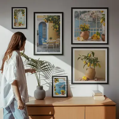 Gallery wall Lemon sun inspirations
