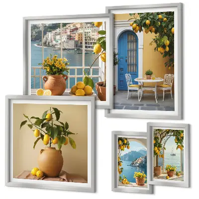 Gallery wall Lemon sun inspirations