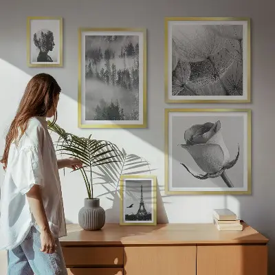 Gallery wall Black and white nature city