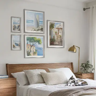 Framed photo set Stylish seaside views