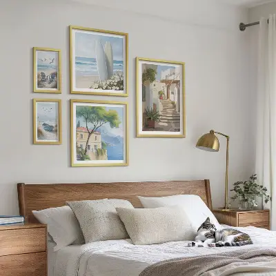 Framed photo set Stylish seaside views