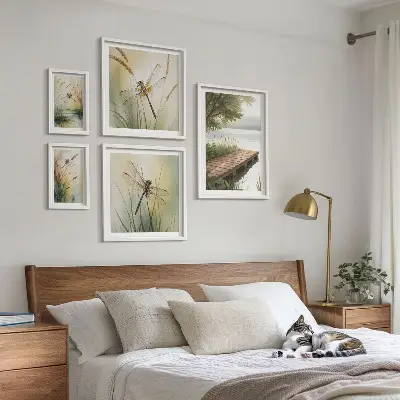 Gallery wall Peaceful landscapes of dragonflies