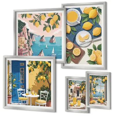 Gallery wall lemon freshness boho summer style