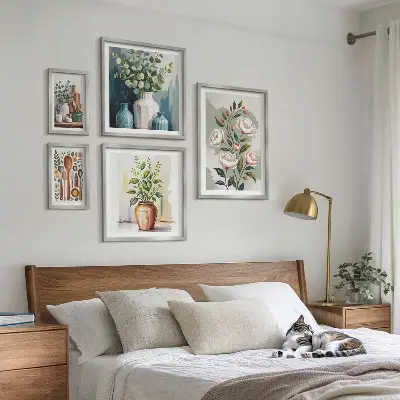 Gallery wall Stylish plant kitchen decorations