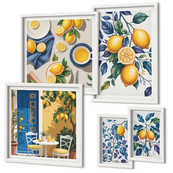 Gallery wall Citrus Provençal cuisine