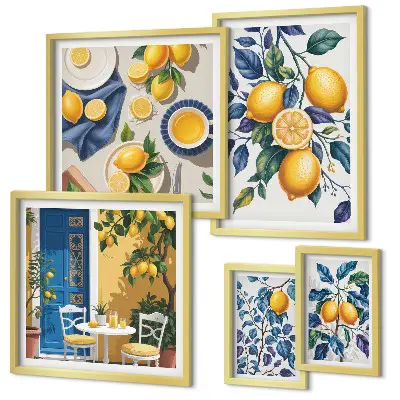 Gallery wall Citrus Provençal cuisine