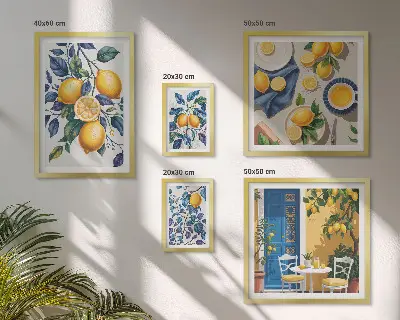 Gallery wall Citrus Provençal cuisine