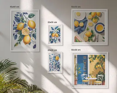 Gallery wall Citrus Provençal cuisine