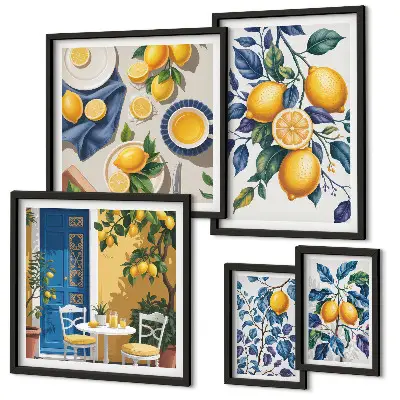Gallery wall Citrus Provençal cuisine