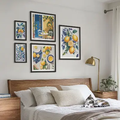 Gallery wall Citrus Provençal cuisine