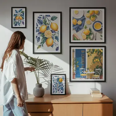 Gallery wall Citrus Provençal cuisine