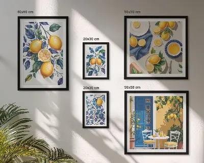 Gallery wall Citrus Provençal cuisine