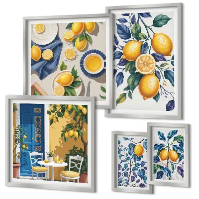 Gallery wall Citrus Provençal cuisine