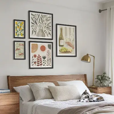 Wine wall decor gallery wall set