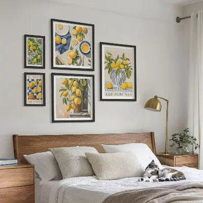 Framed photo set Citrus Provençal Decorations