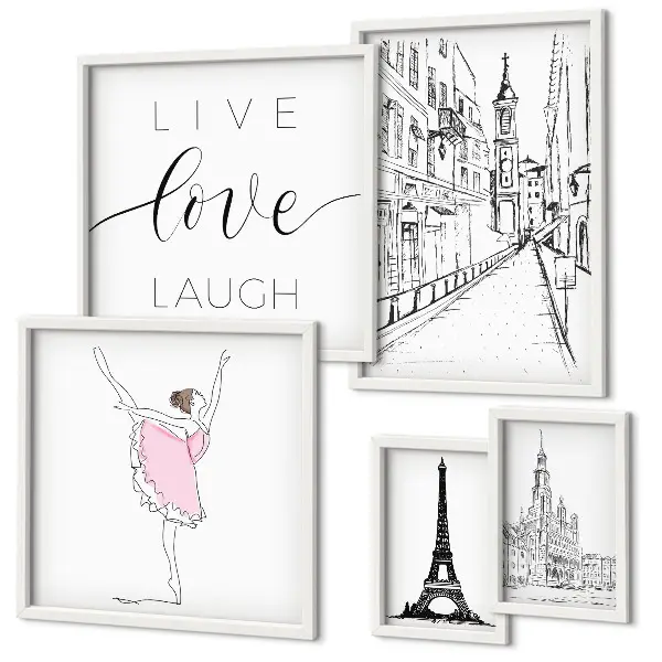 Gallery wall Stylish Parisian inspirations