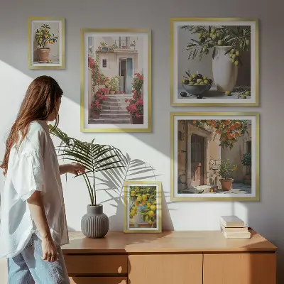 Gallery wall Atmospheric lemon streets