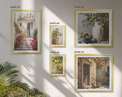 Gallery wall Atmospheric lemon streets