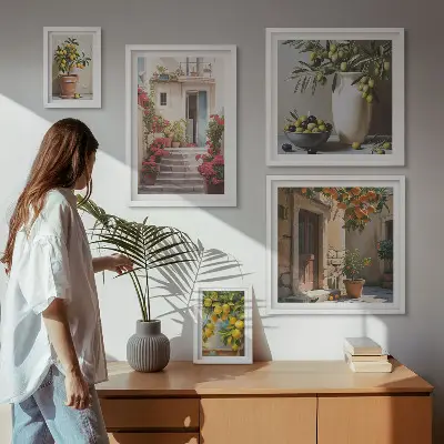 Gallery wall Atmospheric lemon streets