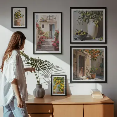 Gallery wall Atmospheric lemon streets